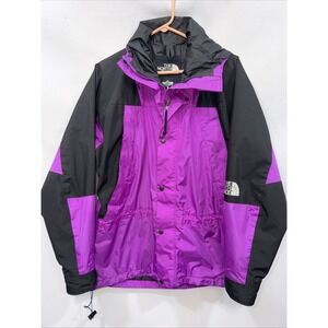 Vintage 90s Womens North Face Mountain Purple Black  Parka‎ Goretex Jacket Small